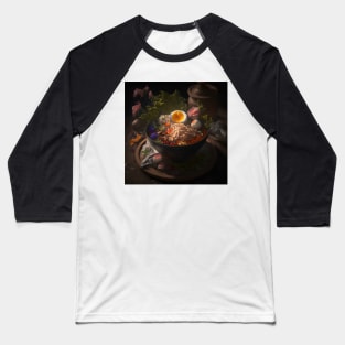 Bowl of Ramen Still Life Baseball T-Shirt